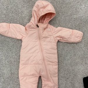North face 3-6 months full body snow suit